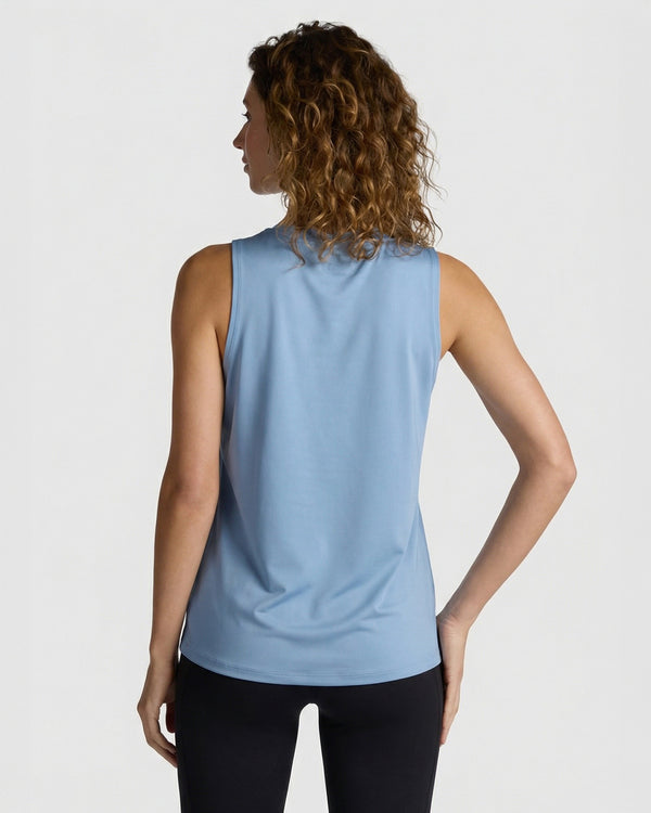 Active Crew Tank - Ice Blue